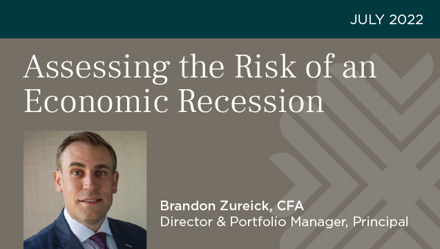 Assessing the Risk of an Economic Recession