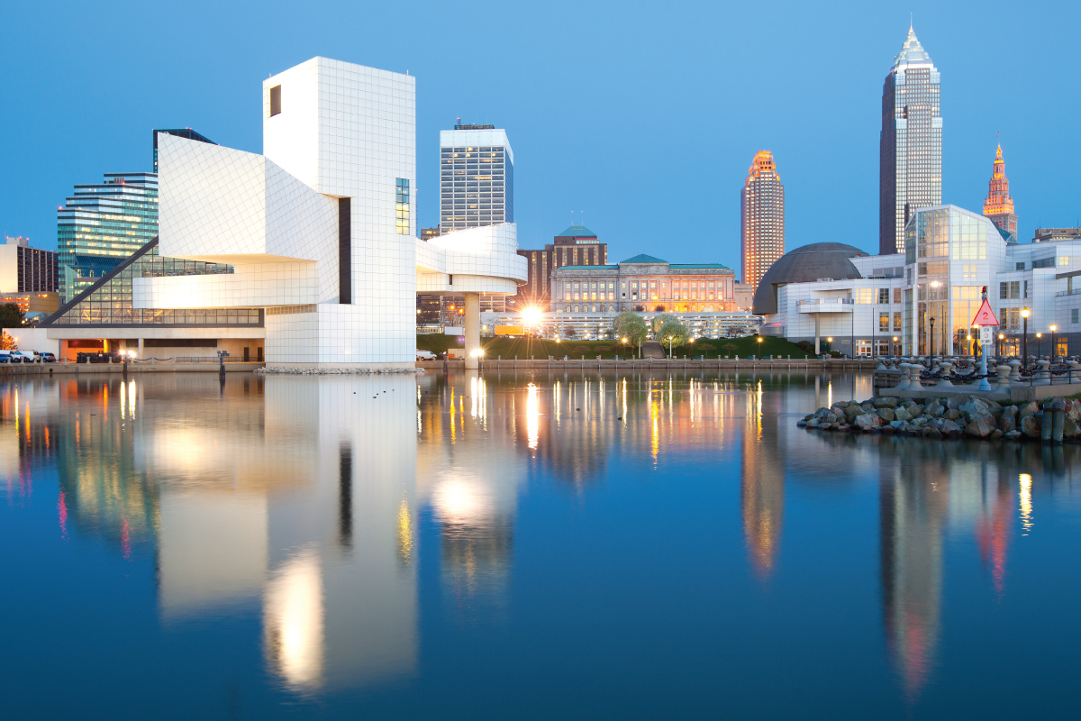 Scenic view of downtown Independence.